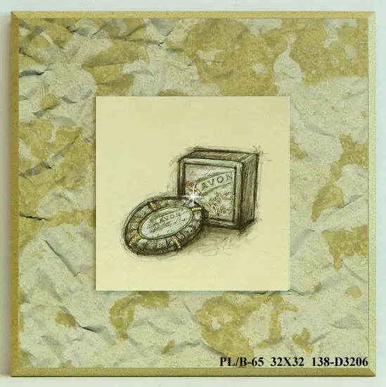 Obraz Eleganckie mydełka z kryształkiem 32x32 cm