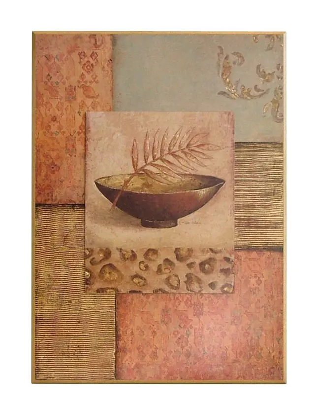 Obraz Etniczne naczynia na płycie 51x71 cm