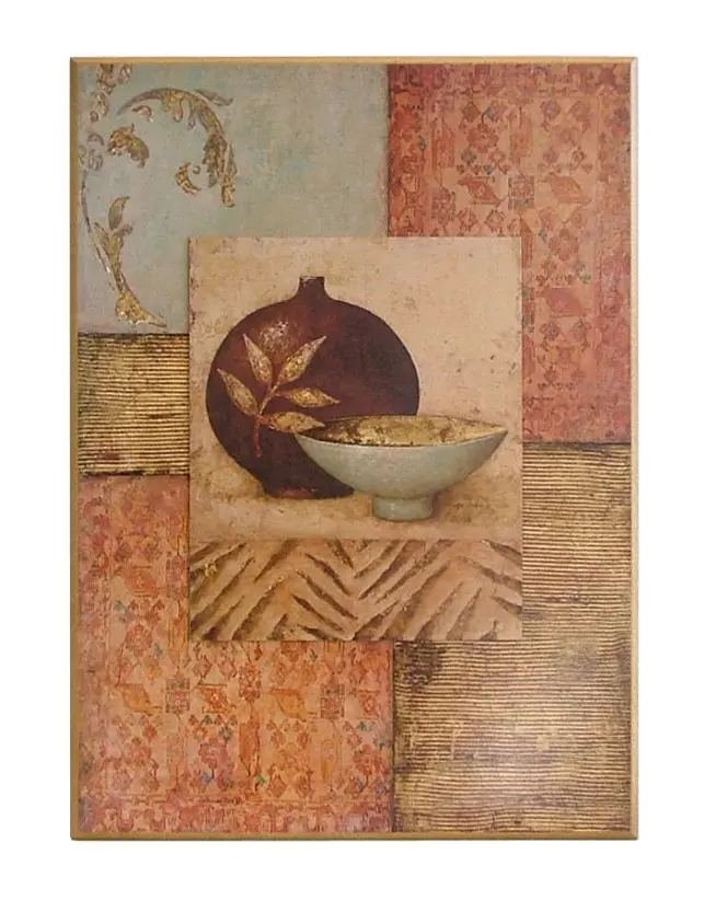 Obraz Etniczne naczynia na płycie 51x71 cm