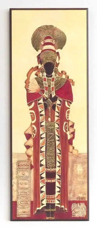 Obraz Etniczni władcy 26x71 cm