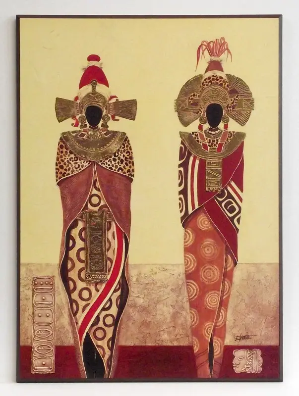 Obraz Etniczni władcy 51x71 cm