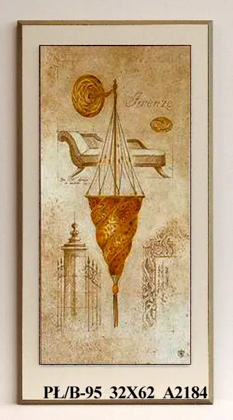 Obraz Florencki lampion 32x62 cm