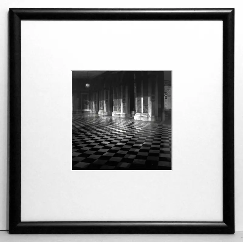 Obraz Fotografia architektury, pałacowa szachownica 30x30 cm