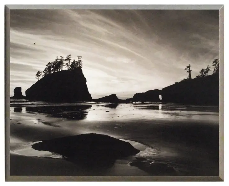 Obraz Fotografia natury- zachód słońca nad zatoką 31x25 cm