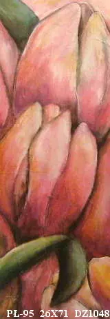 Obraz Fragmenty tulipanów 26x71 cm