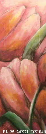 Obraz Fragmenty tulipanów 26x71 cm