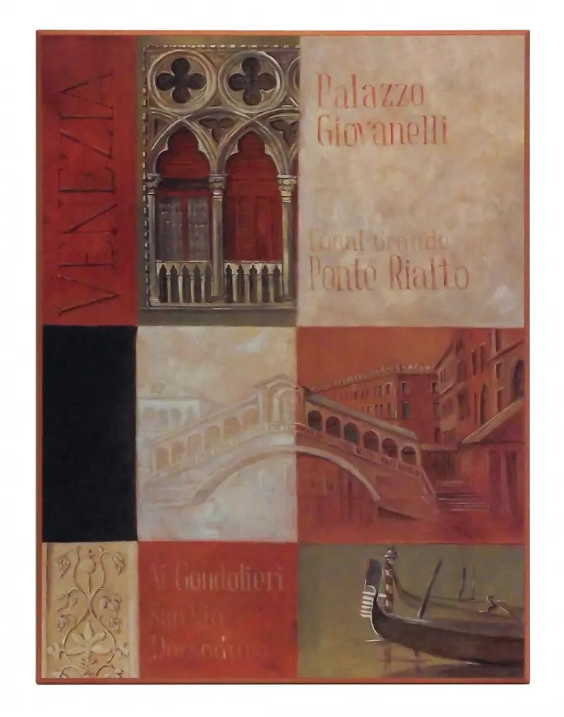 Obraz Geometryczna kompozycja, Wenecja 61x81 cm