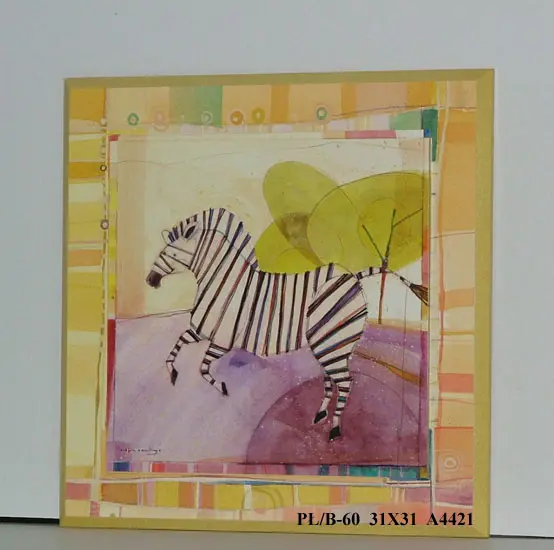 Obraz Geometryczna zebra 31x31 cm