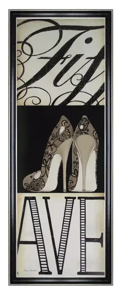 Obraz Glamourowa kompozycja ze szpilkami 32x92 cm