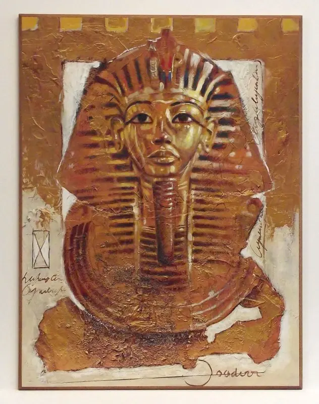 Obraz Głowa egipska, Sfinks 61x81 cm