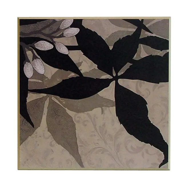 Obraz Graficzne kwiaty kasztanowca na płycie 51x51 cm