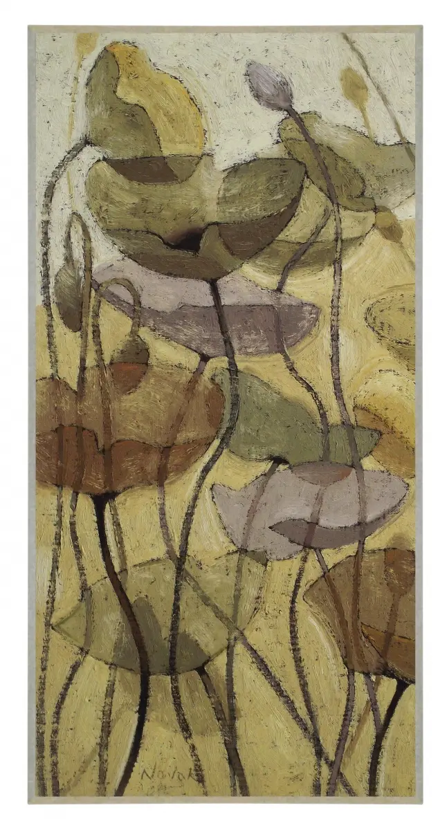 Obraz Graficzne maki w szarościach na płycie 32x62 cm