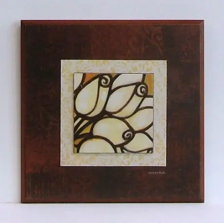 Obraz Graficzne tulipany 32x32 cm