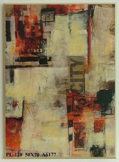 Obraz Grafitowa abstrakcja 51x71 cm