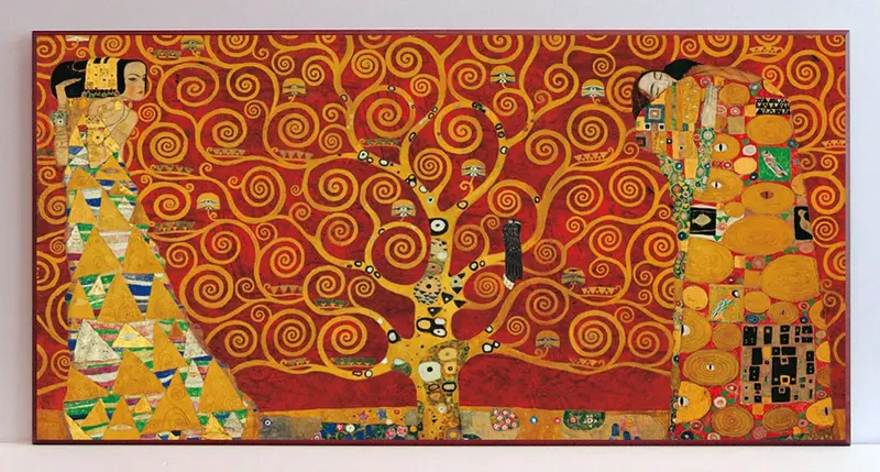 Obraz Gustav Klimt-'Drzewo Życia' 101x51 cm