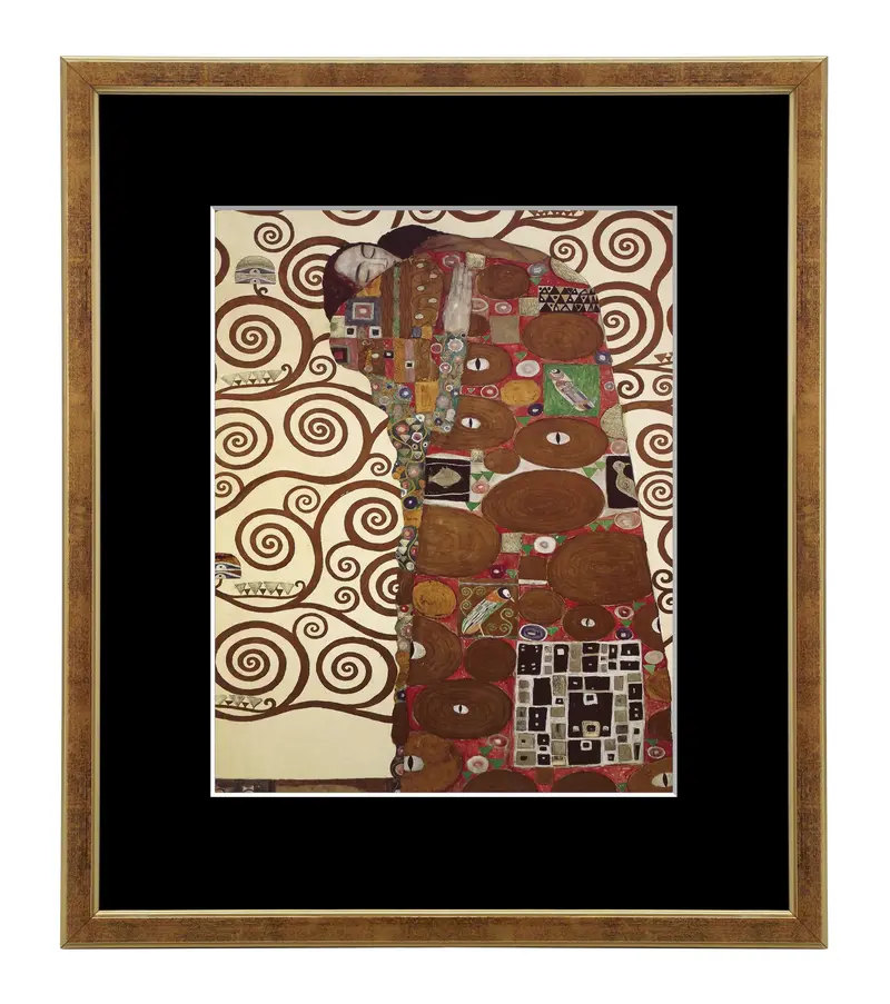 Obraz Gustav Klimt, Spełnienie w ramie 33x39 cm