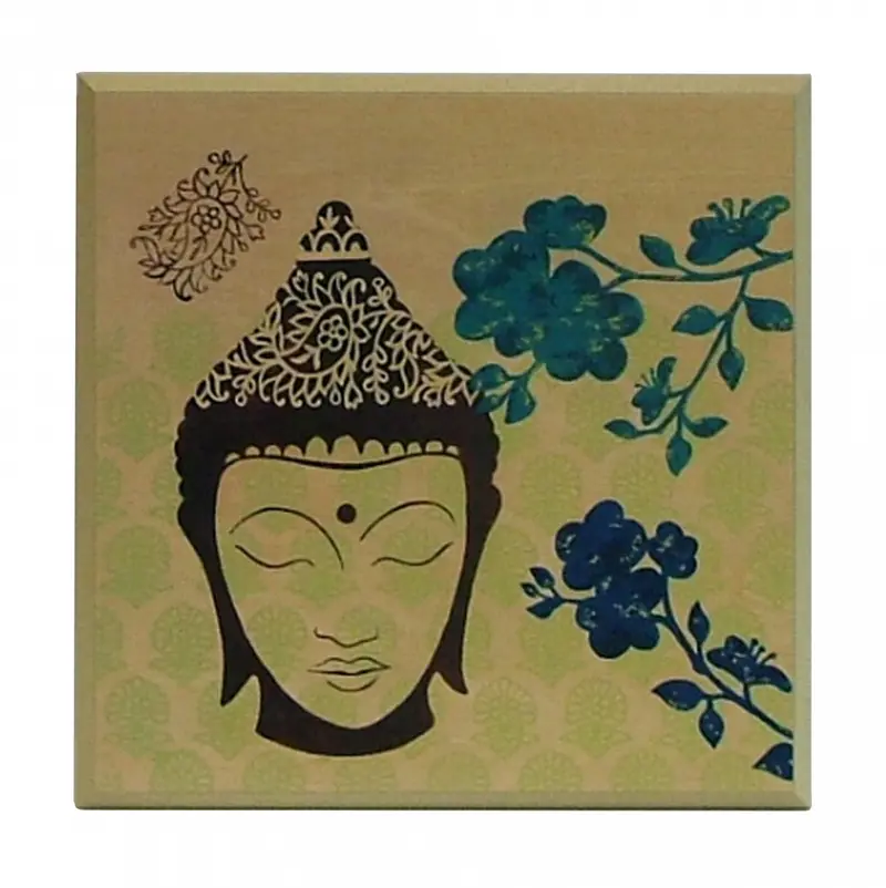 Obraz Hinduskie symbole, błogość na płycie 31x31 cm