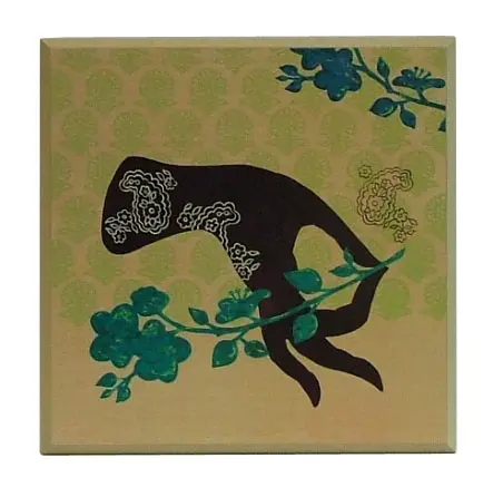 Obraz Hinduskie symbole, pokój na płycie 31x31 cm