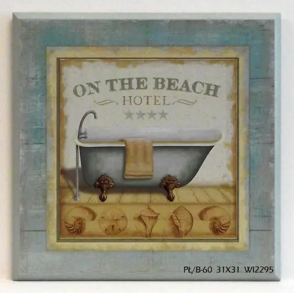 Obraz Hotelowa wanna 31x31 cm