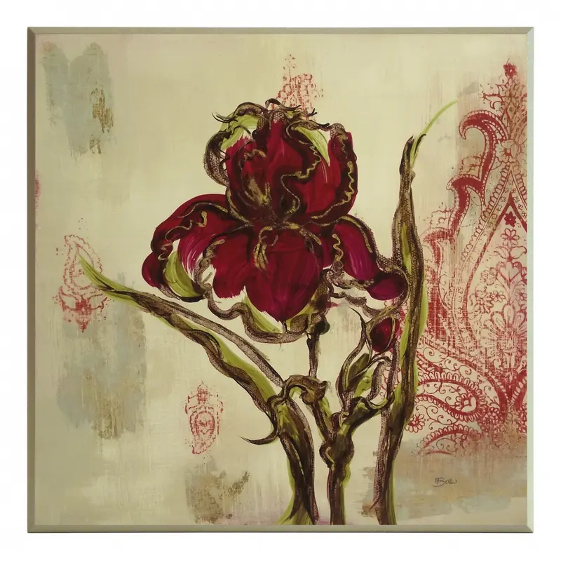 Obraz Irys z ornamentami 51x51 cm