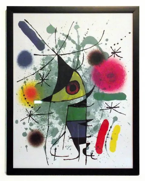Obraz Jean Miro - Śpiewająca ryba 50x65 cm