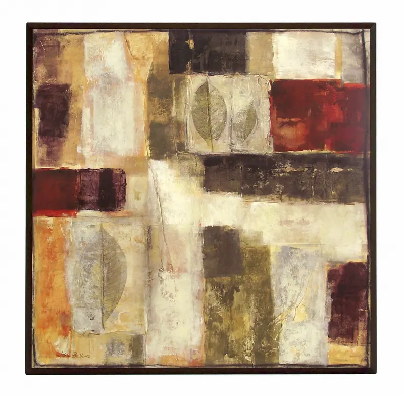 Obraz Jesienna abstrakcja na płycie 51x51 cm