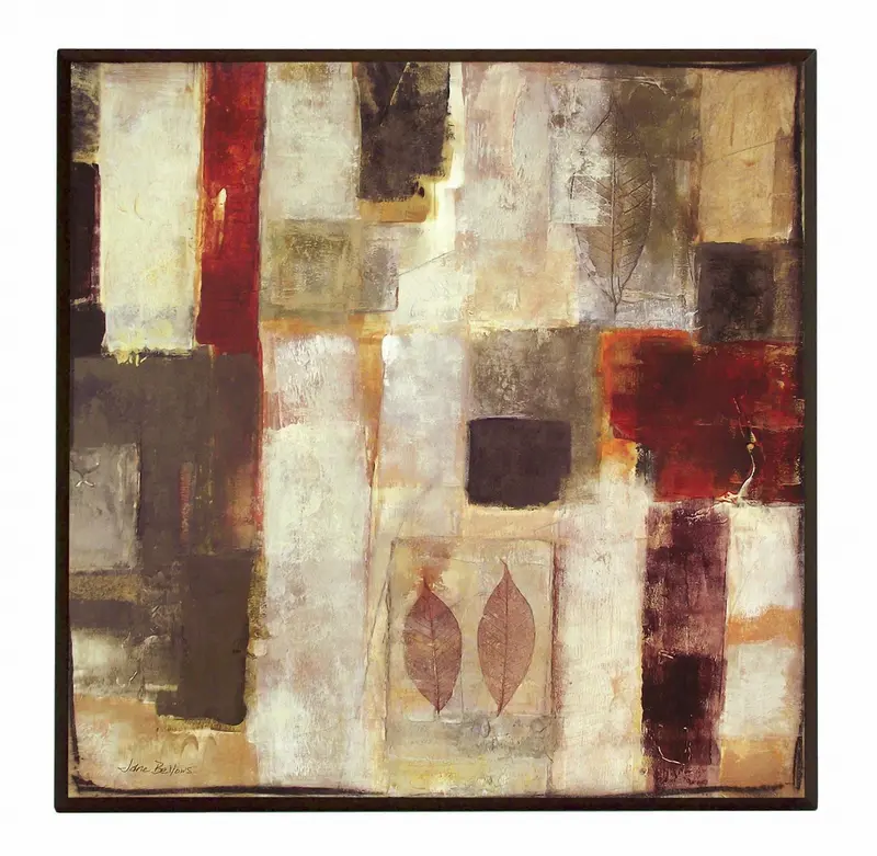 Obraz Jesienna abstrakcja na płycie 51x51 cm