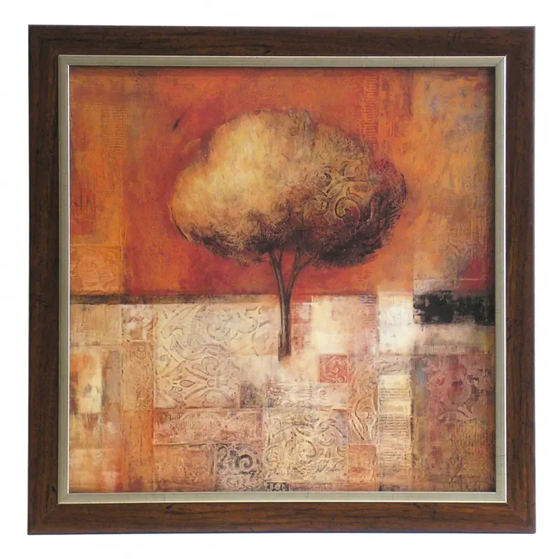 Obraz Jesienne drzewko w ramie 40x40 cm