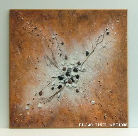 Obraz Kamienie na piasku 71x71 cm