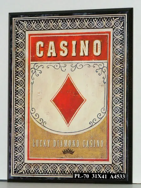 Obraz Karta karo, casino 31x41 cm