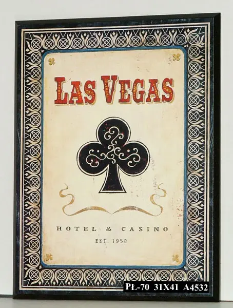Obraz Karta trefl, Las Vegas 31x41 cm