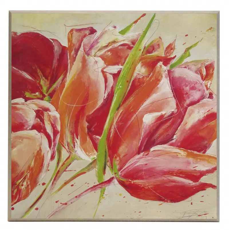 Obraz Kielichy tulipanów 51x51 cm