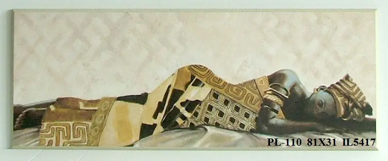 Obraz Kobieta w etnicznej sukni, śpiąca 81x31 cm