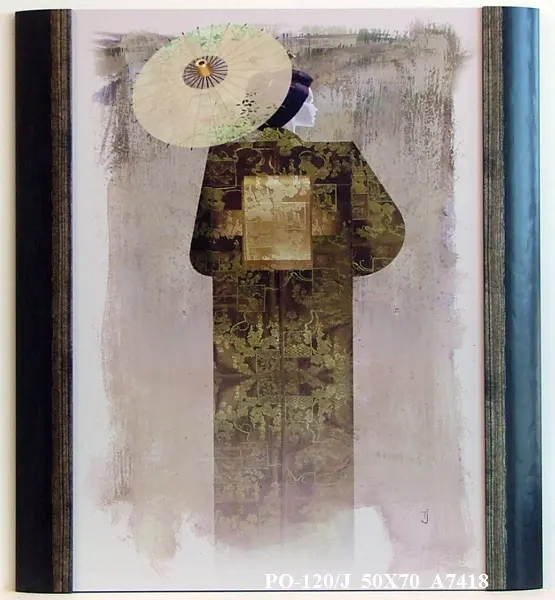 Obraz Kobiety świata, Azjatka z parasolką 50x70 cm