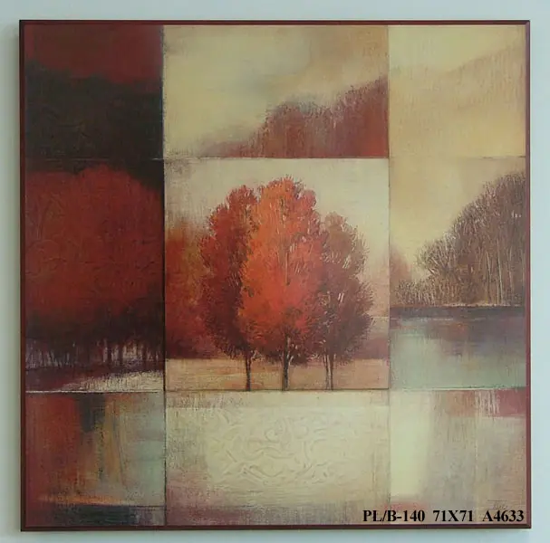 Obraz Kolaż z rozmytych pejzaży 71x71 cm