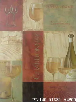 Obraz Kolaż z winem 61x81 cm