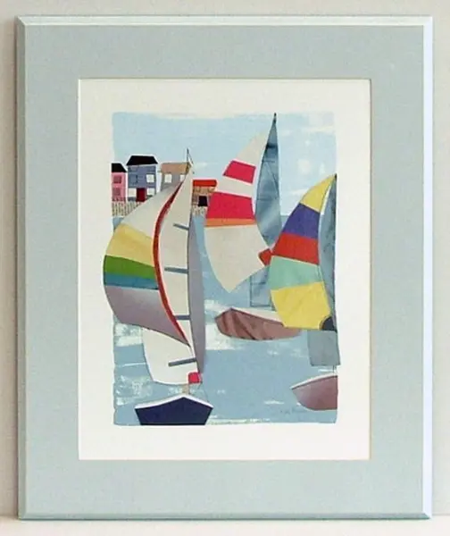 Obraz Kolorowe żaglówki 38x46 cm