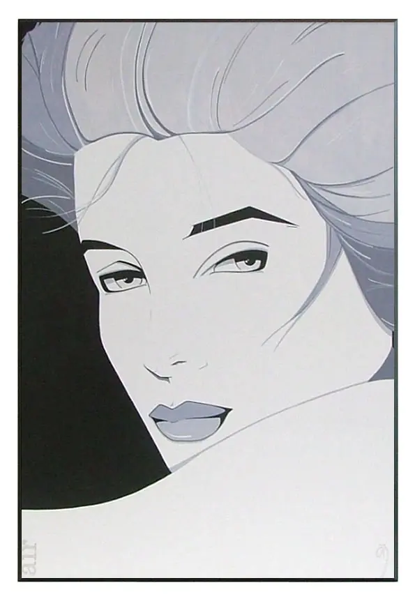 Obraz Komiksowy portret dziewczyny 43x63 cm