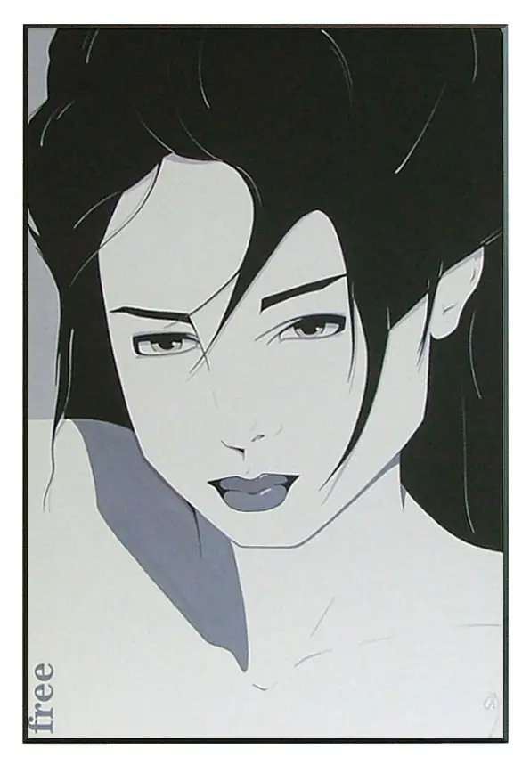 Obraz Komiksowy portret dziewczyny 43x63 cm