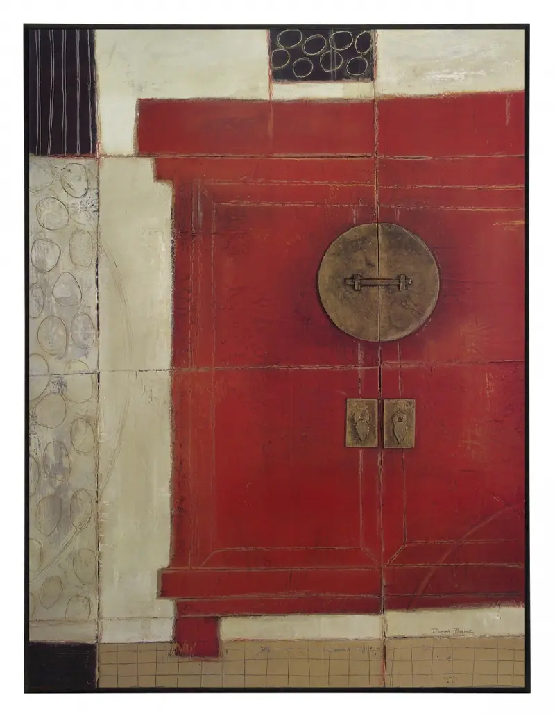Obraz Komoda z orientalną zasuwą na płycie 61x81 cm