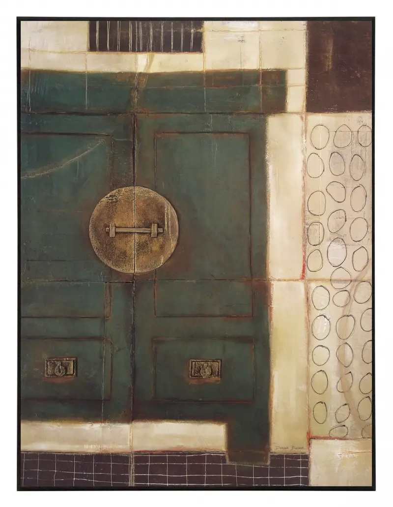 Obraz Komoda z orientalną zasuwą na płycie 61x81 cm