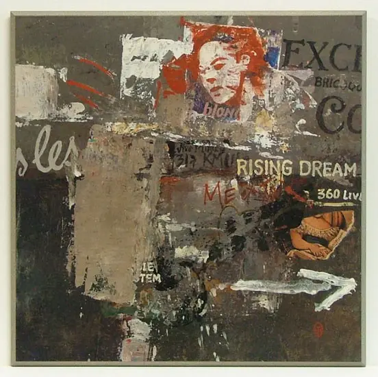 Obraz Kompozycja graffiti, abstrakcja 51x51 cm
