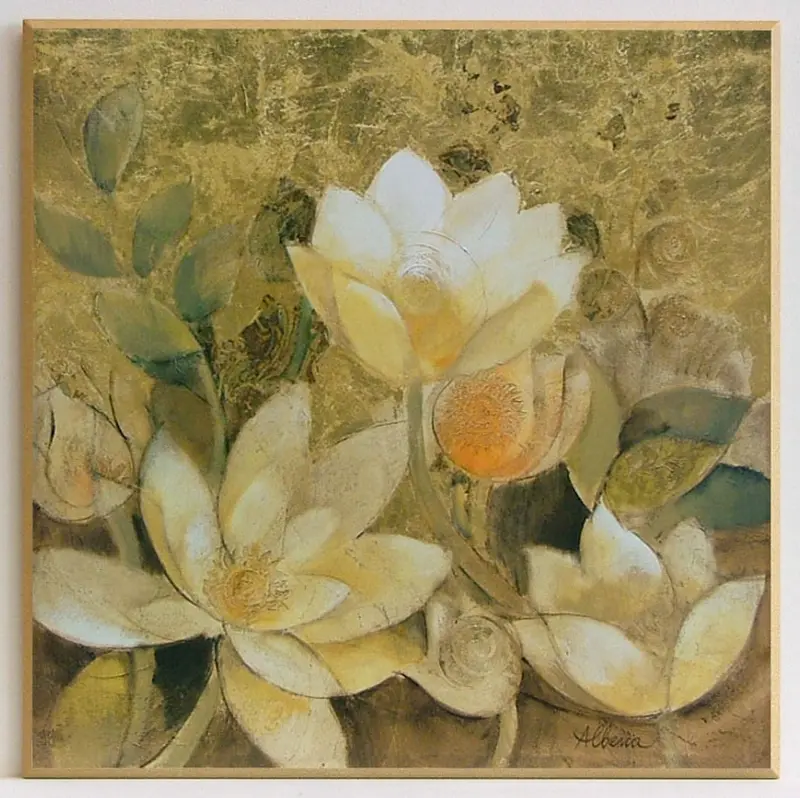 Obraz Kompozycja z jasnych kwiatów 62x62 cm