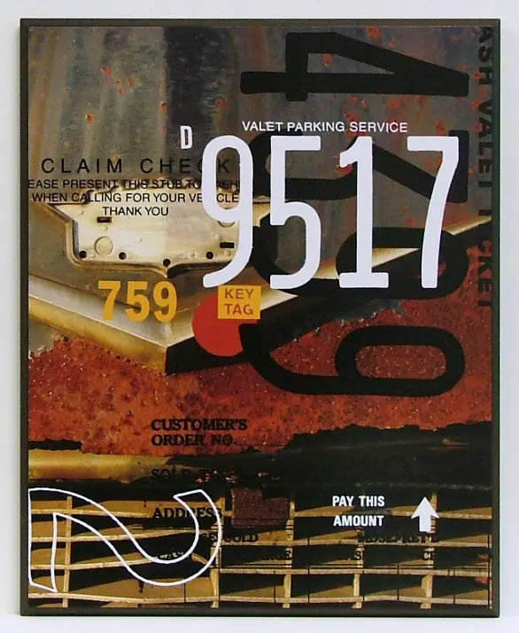Obraz Kompozycja z maską samochodu 41x51 cm