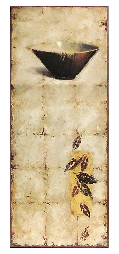 Obraz Kompozycja z misą na płycie 41x101 cm