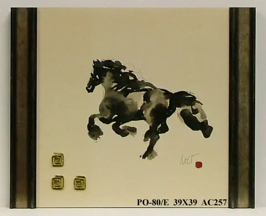 Obraz Koń w ruchu 39x39 cm