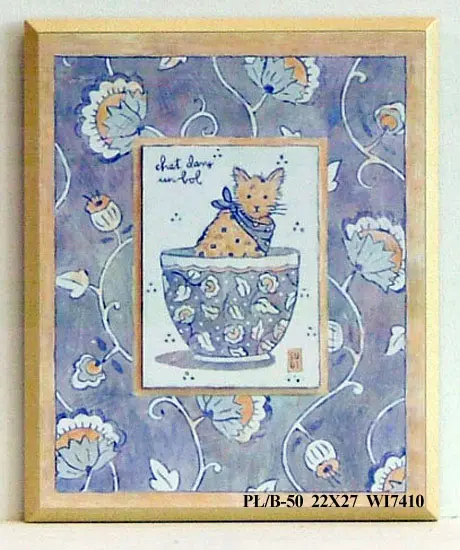 Obraz Kot w filiżance 22x27 cm