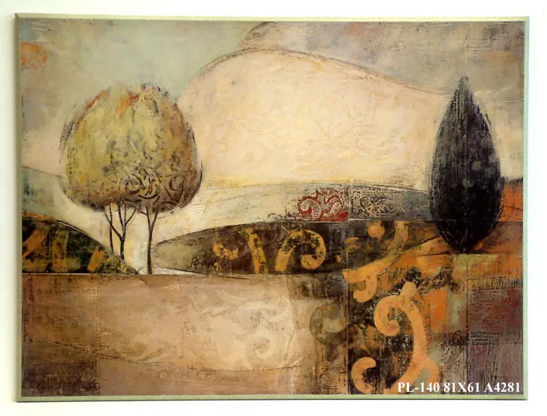 Obraz Krajobraz z ornamentem 81x61 cm