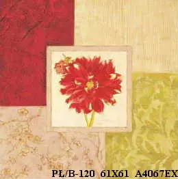 Obraz Kwiat na tle ornamentów 61x61 cm