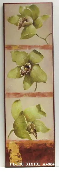 Obraz Kwiat w trzech stadiach 31x101 cm
